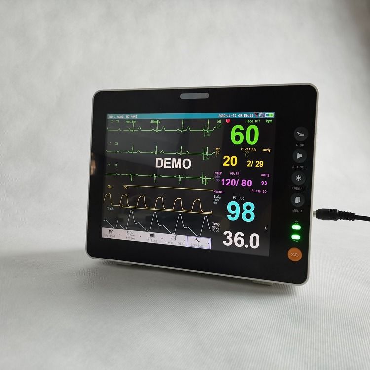 Support mural pour moniteur de signes vitaux durable de 8 pouces, écran tactile, ambulance, moniteur de signes vitaux