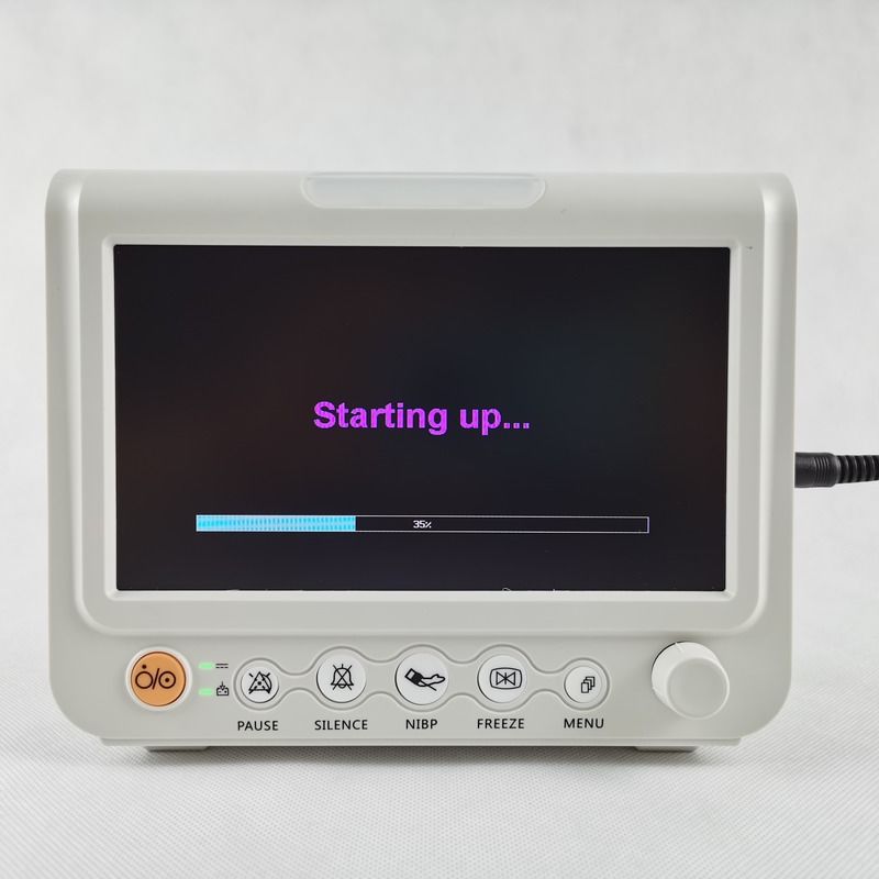 Moniteur de signes vitaux de 7 pouces durable avec écran tactile à six paramètres