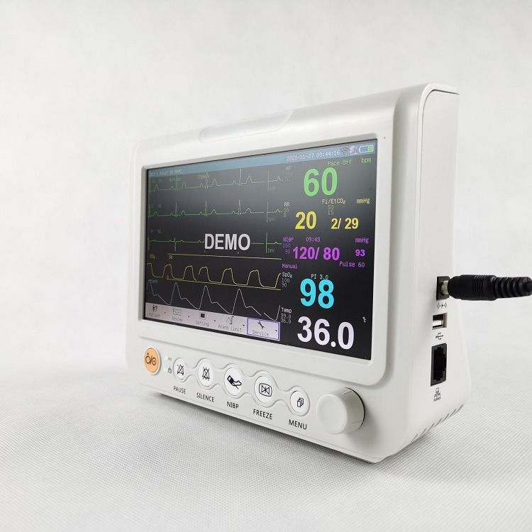 Moniteur multiparamétrique de signes vitaux de 7 pouces durable, moniteur de signes vitaux vétérinaire