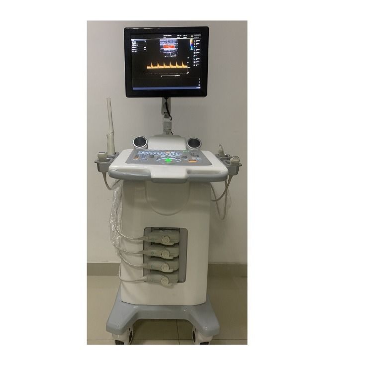 Chine Chariot Numérique Couleur Doppler Échographie Appareil Médical Échographique Hôpital Extérieur