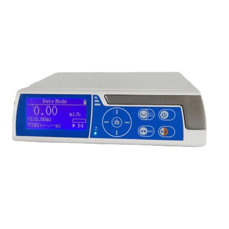 Pompe à perfusion bon marché, portable, électrique, pour hôpital, soins intensifs, pompe à perfusion d'urgence, en métal, pompe à perfusion électrique automatique