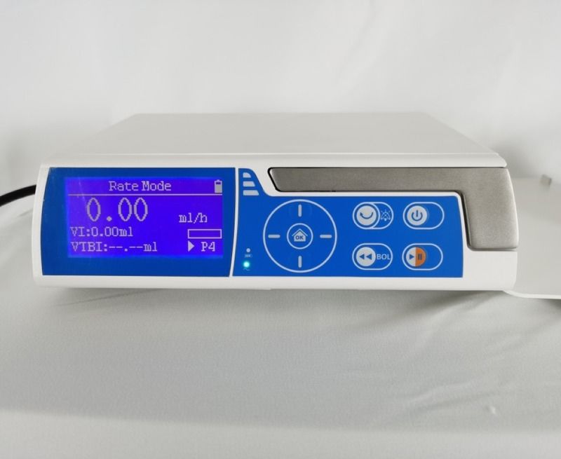Pompe à perfusion bon marché, portable, électrique, pour hôpital, soins intensifs, pompe à perfusion d'urgence, en métal, pompe à perfusion électrique automatique