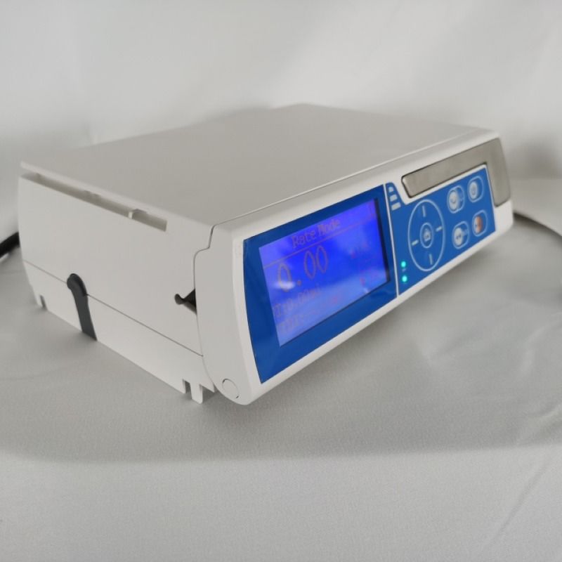 pompe à perfusion métallique hôpital/pompe à perfusion médicale bon marché perfuseur clinique électrique pompe à seringue médicale