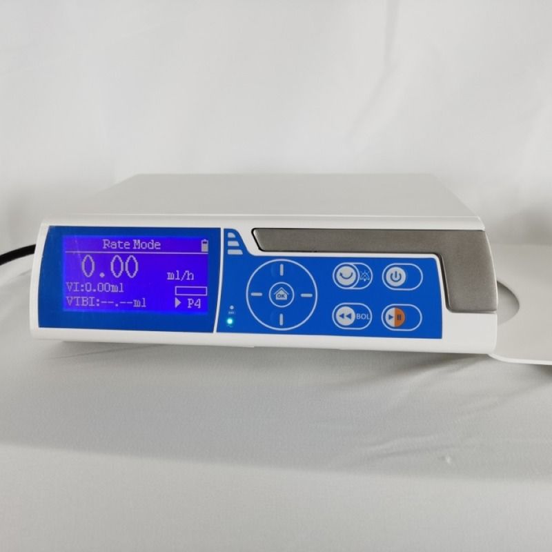 pompe à perfusion métallique hôpital/pompe à perfusion médicale bon marché perfuseur clinique électrique pompe à seringue médicale