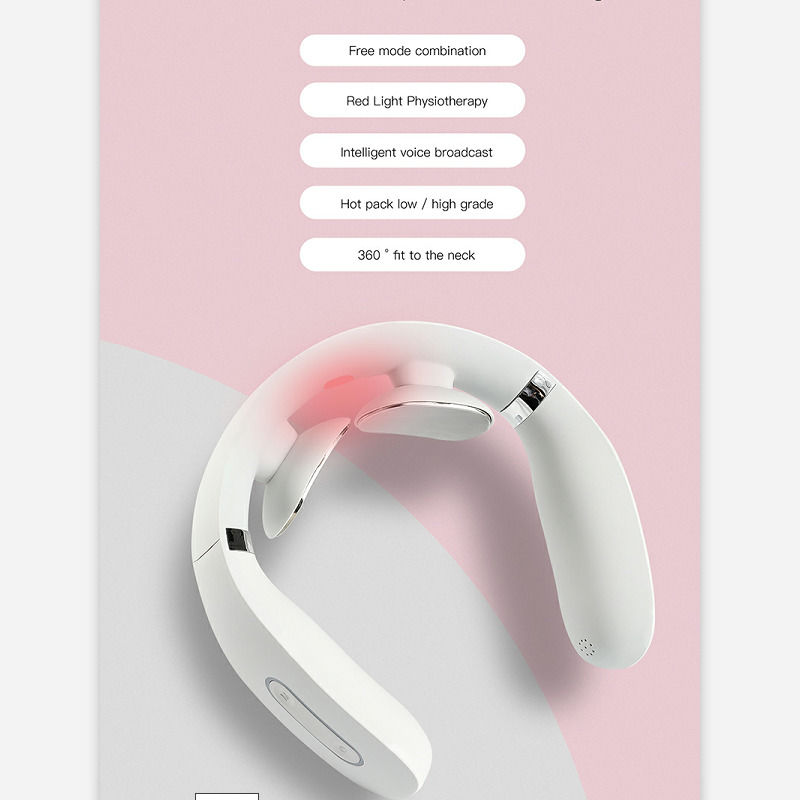 2021 Nouveau Masseur Cervical Portable à Thérapie Magnétique Infrarouge à Température Constante