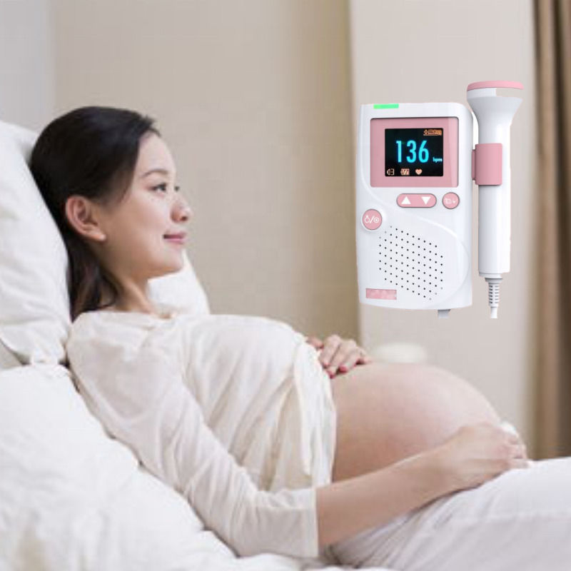 Cardiologie CE Certifié Prix de gros Échographie Moniteur de fréquence cardiaque bébé Doppler fœtal Détecteur Doppler cardiaque