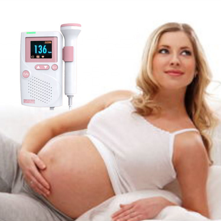 Cardiologie CE Certifié Prix de gros Échographie Moniteur de fréquence cardiaque bébé Doppler fœtal Détecteur Doppler cardiaque