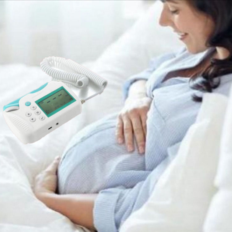 Cardiologie Fœtal Doppler Ultrasons Portable Portable Ultrasons Moniteur cardiaque pour bébé Moniteur de poche Prénatal Moniteur Fœtal