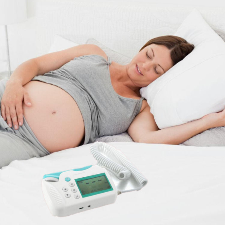 Cardiologie CE Fabricant Échographie Portable Bébé Coeur Prix de Gros Surveillance de la Fréquence Cardiaque Fœtale Prénatale Doppler Fœtal