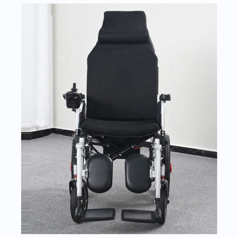 Chaise électrique pour handicapés télécommande léger Prix bon marché Chaise roulante électrique pliable pour handicapés de 140 kg