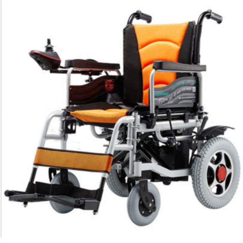 Fauteuil roulant électrique pliable pour personnes handicapées, fauteuil roulant léger en aluminium, batterie, télécommande, fauteuil roulant 140 kg