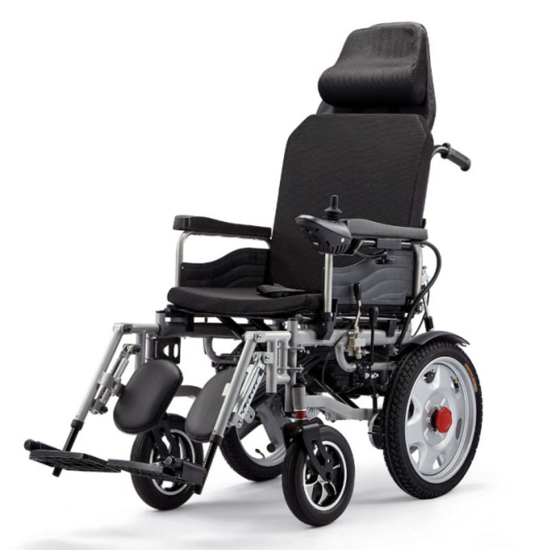 Meilleure qualité 140kg fauteuil roulant électrique Nouveau fauteuil roulant de haute puissance en aluminium pliable fauteuil roulant léger