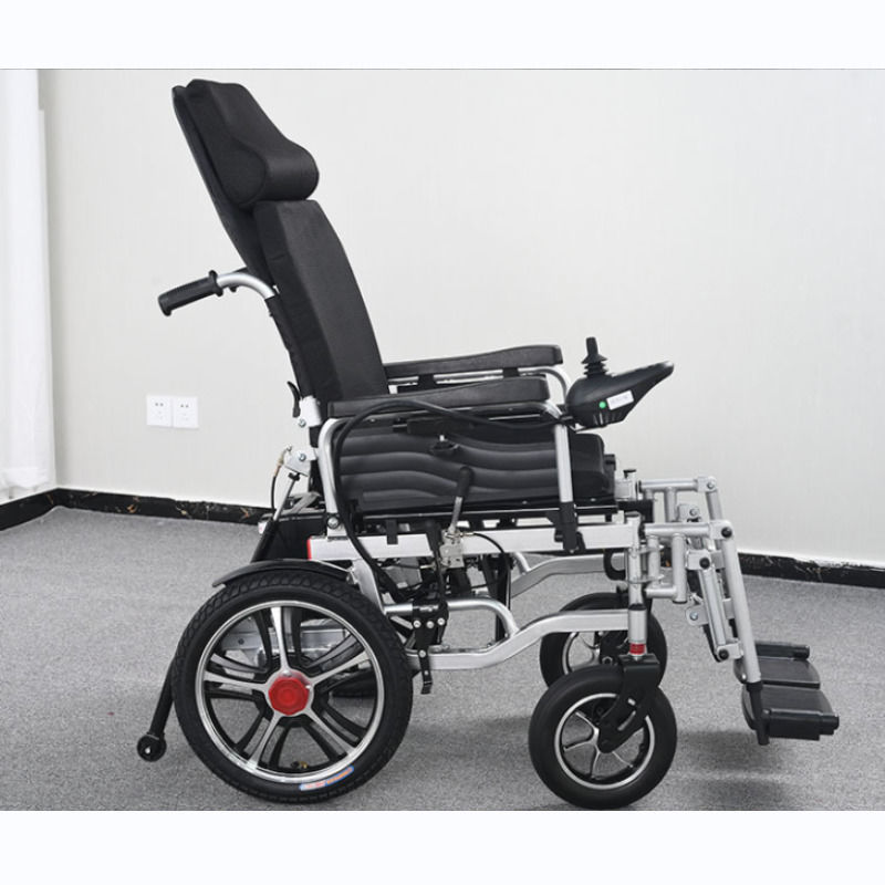 Meilleure qualité 140kg fauteuil roulant électrique Nouveau fauteuil roulant de haute puissance en aluminium pliable fauteuil roulant léger