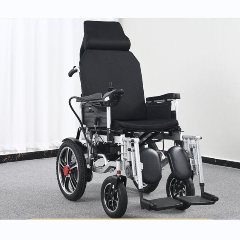 Meilleure qualité 140kg fauteuil roulant électrique Nouveau fauteuil roulant de haute puissance en aluminium pliable fauteuil roulant léger