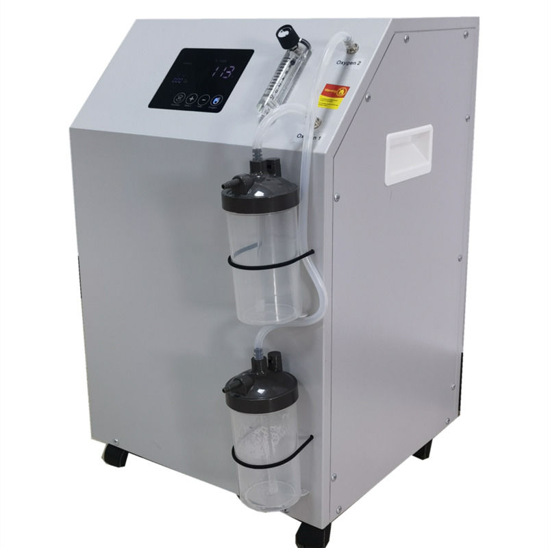 Concentrateur d'oxygène à atomisation haut de gamme 10l, Concentrateur d'oxygène à atomisation à double sortie 10l, Concentrateur d'oxygène portable médical 10l