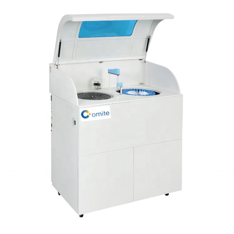 Le plus petit analyseur de biochimie automatique vétérinaire analyseur de sang 300 vitesse analyseur de biochimie hospitalier