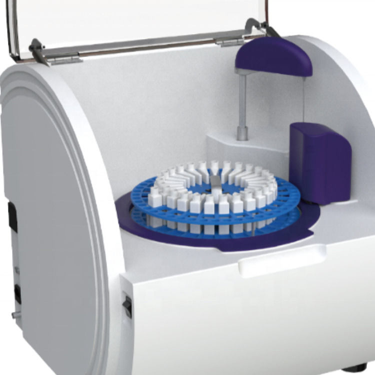 Commercial Benchtop Mini Analyseur de chimie du sang entièrement automatique Plus petite taille Analyseur biochimique