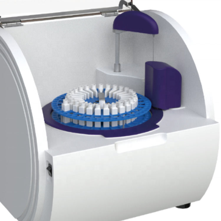 Commercial Benchtop Mini Analyseur de chimie du sang entièrement automatique Plus petite taille Analyseur biochimique